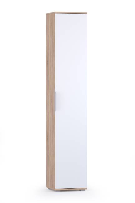 Пенал Куба Шкаф 13.29 цвет дуб сонома/белый премиум Пенал Куба Шкаф 13.29 цвет дуб сонома/белый премиум