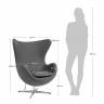 Кресло EGG STYLE CHAIR чёрный