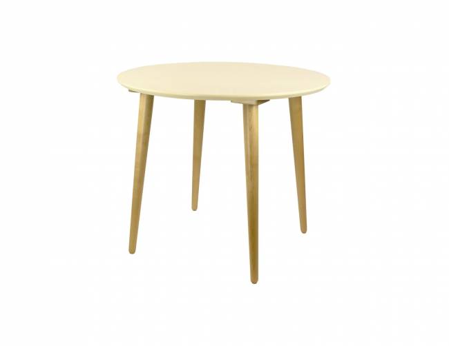 Стол Монте К 100, Натуральное дерево/Слоновая кость