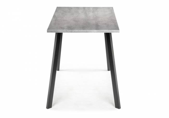 Обеденная группа Эделин светло-серый / бетон / черный матовый