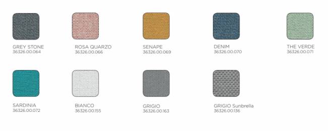 Подушка для кресла Net серый 460х485х35 мм