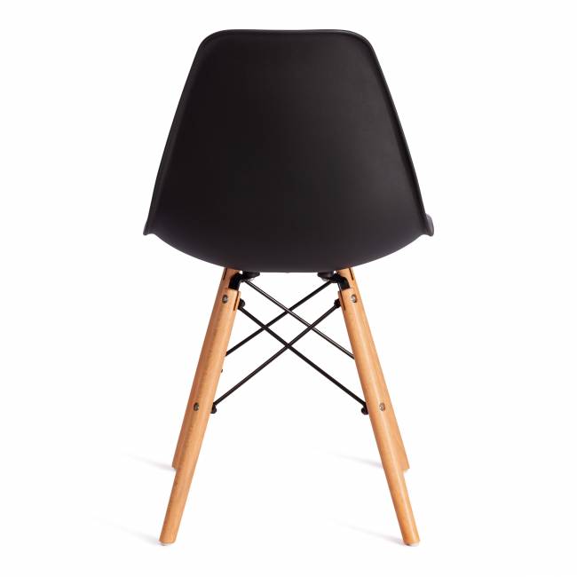 Стул CINDY (EAMES) (mod. 1801) дерево бук/металл/сиденье пластик, 45x51x82 см, Black (черный) (Комплект из 4 шт.) черный дерево бук/металл/сиденье пластик Стул CINDY (EAMES) (mod. 1801) дерево бук/металл/сиденье пластик, 45x51x82 см, Black (черный) (Комплект из 4 шт.) черный дерево бук/металл/сиденье пластик