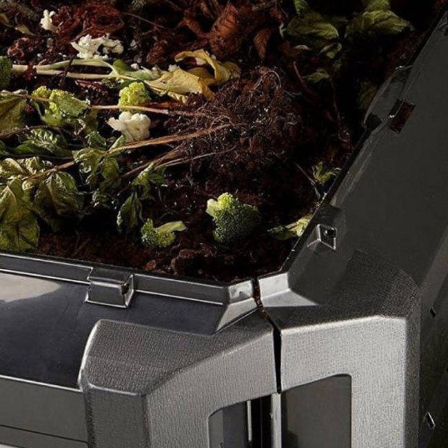 Компостер Prosperplast Compogreen 380 л, черный Компостер Prosperplast Compogreen 380 л, черный