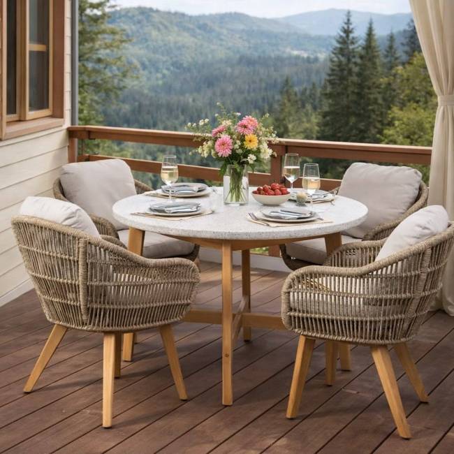 Обеденный комплект ELEONORA на 4 персоны Обеденный комплект ELEONORA на 4 персоны