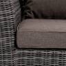 "Капучино" лаунж-зона из искусственного ротанга, цвет графит