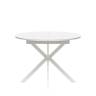 Стол раздвижной Leset Капри со стеклом Белый Стол раздвижной Leset Капри со стеклом Белый