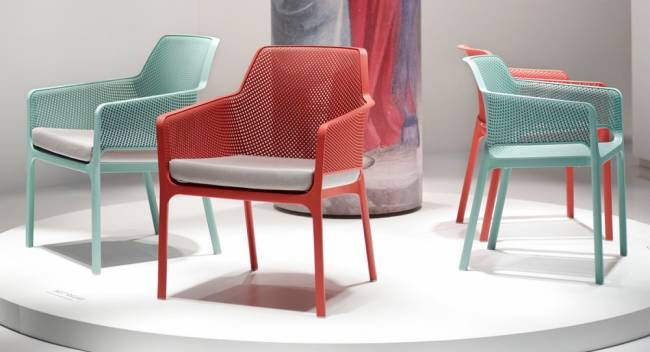 Подушка для кресла Net Relax серый 525х570х75 мм Подушка для кресла Net Relax серый 525х570х75 мм