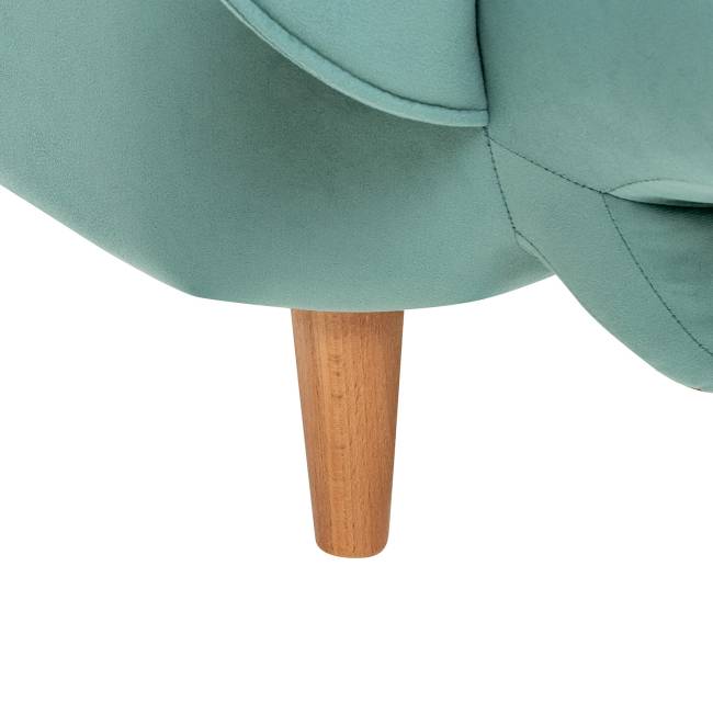 Пуф Leset Динозаврик V43 зелёный, компаньон V01 белый Бук