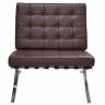 Кресло BARCELONA CHAIR коричневый