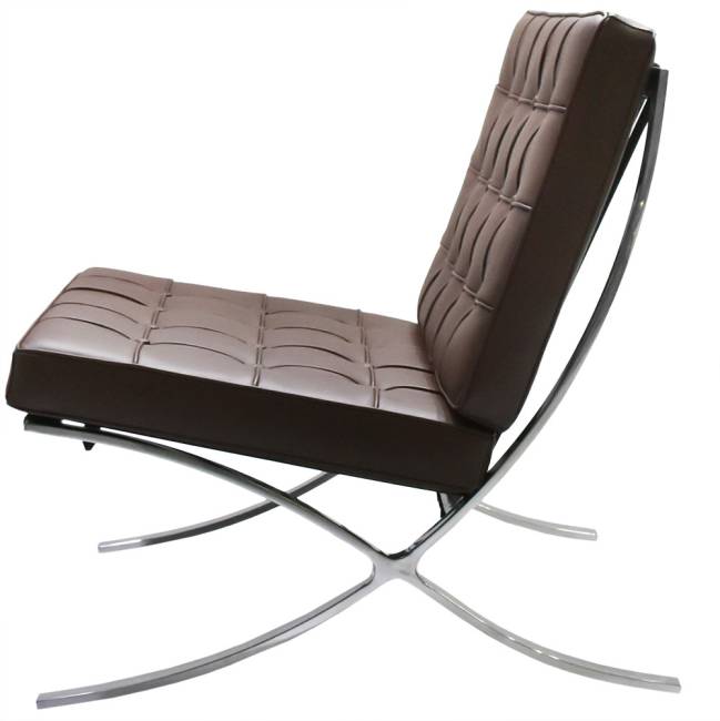 Кресло BARCELONA CHAIR коричневый