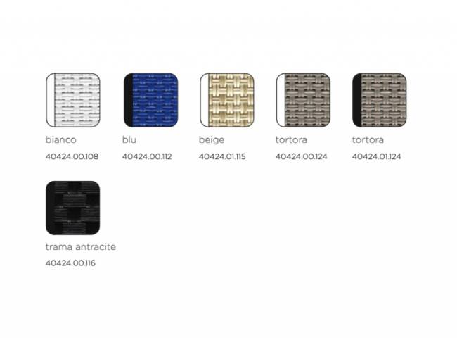 Ремкомплект к лежаку Ricambio Alfa-Omega белый, тортора Ремкомплект к лежаку Ricambio Alfa-Omega белый, тортора