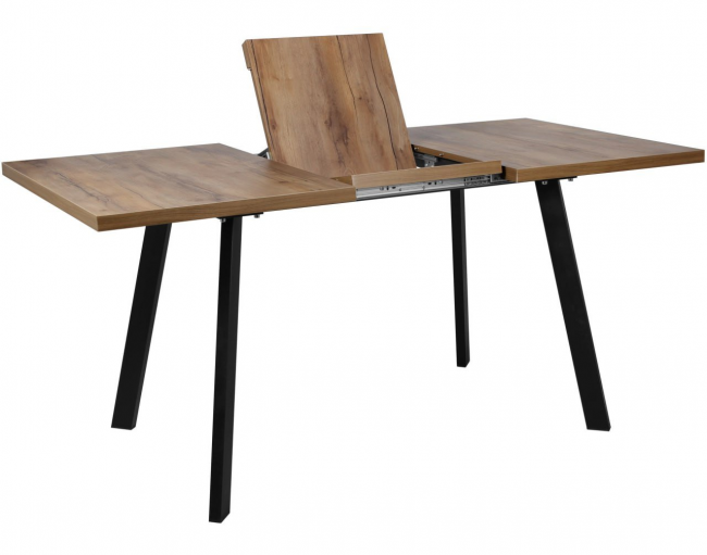 Стол обеденный раздвижной "БОРГ", таксония медовая 