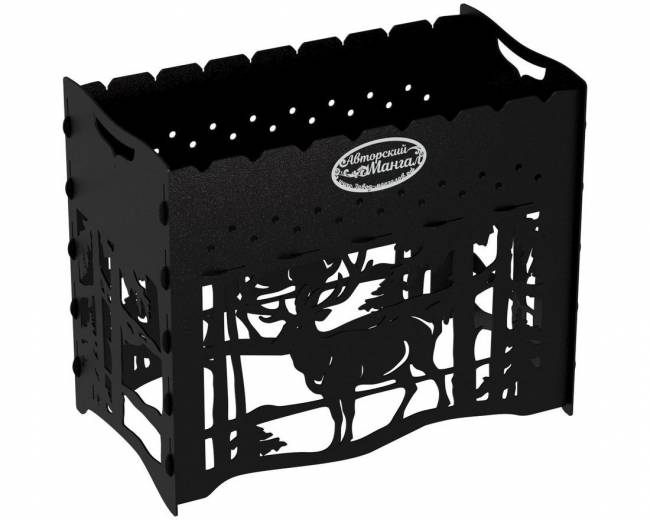 Мангал разборный "Природа", стандарт, ST3, 2мм Мангал разборный "Природа", стандарт, ST3, 2мм