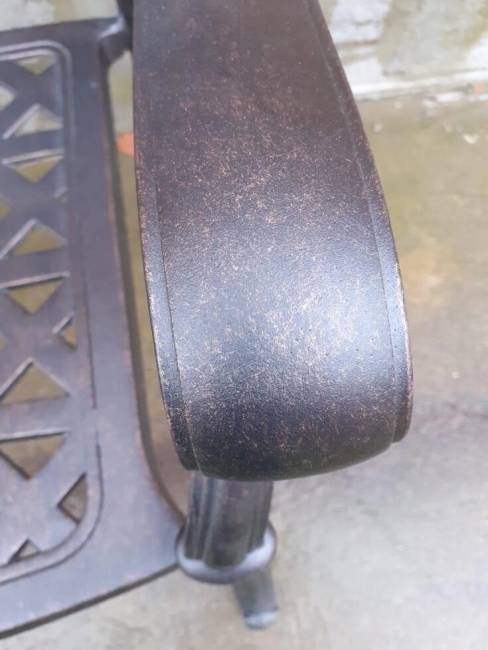 Скамья из литого алюминия Valeria II