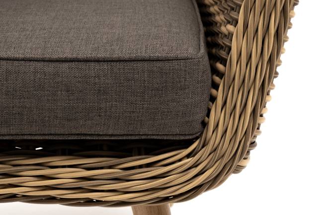 "Прованс" кресло из искусственного ротанга, цвет соломенный