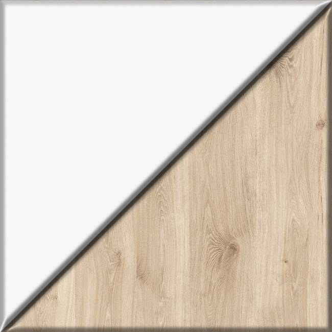 Набор из трёх комбинированных шкафов Эйп цвет белый/дуб белый