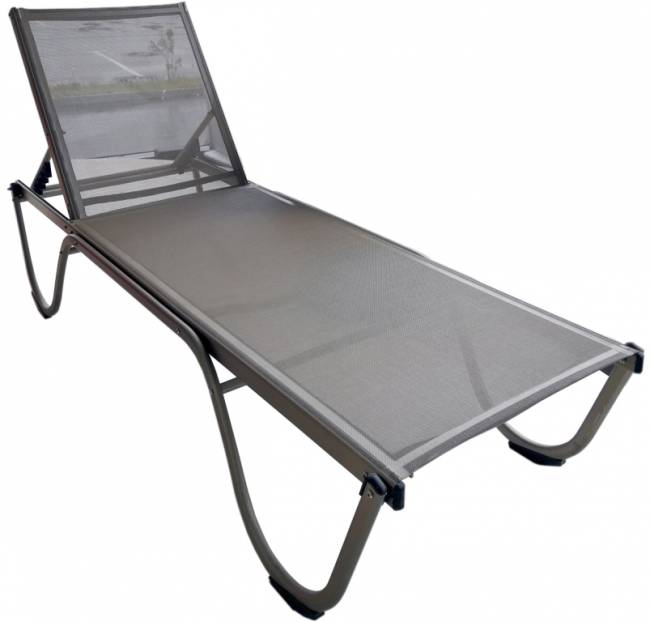 Шезлонг-лежак металлический Ankara тортора 1920х650х870 мм Шезлонг-лежак металлический Ankara тортора 1920х650х870 мм