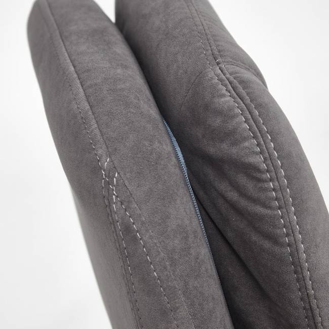 Кресло SOFTY LUX флок , серый, 29 серый флок Кресло SOFTY LUX флок , серый, 29 серый флок