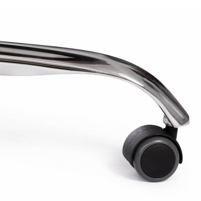 Кресло СН9944 (22) хром кож/зам, черный, 36-6 черный кож/зам