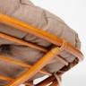 Кресло PAPASAN/ПАПАСАН 23/01 W  /с подушкой/ 115х101х104 см, Cognac (коньяк), экошерсть Коричневый, 1811-5