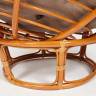 Кресло PAPASAN/ПАПАСАН 23/01 W  /с подушкой/ 115х101х104 см, Cognac (коньяк), экошерсть Коричневый, 1811-5