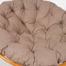 Кресло PAPASAN/ПАПАСАН 23/01 W  /с подушкой/ 115х101х104 см, Cognac (коньяк), экошерсть Коричневый, 1811-5