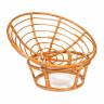 Кресло PAPASAN/ПАПАСАН 23/01 W  /с подушкой/ 115х101х104 см, Cognac (коньяк), экошерсть Коричневый, 1811-5