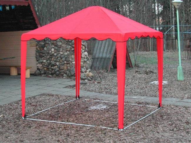 Шатер Митек 2.5х2.5 м без стенок (2 места) Шатер Митек 2.5х2.5 м без стенок (2 места)