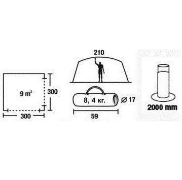 Шатер туристический GREEN GLADE LACOSTA Шатер туристический GREEN GLADE LACOSTA