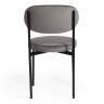 Стул REVO (mod. 7033) / 1 шт. в упаковке ткань/металл, 47х54х82 см, высота до сиденья 47 см, серый barkhat 26/черный серый barkhat 26/черный ткань/металл