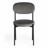 Стул REVO (mod. 7033) / 1 шт. в упаковке ткань/металл, 47х54х82 см, высота до сиденья 47 см, серый barkhat 26/черный серый barkhat 26/черный ткань/металл